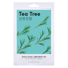 MISSHA lakštinė veido kaukė TEA TREE 19 g