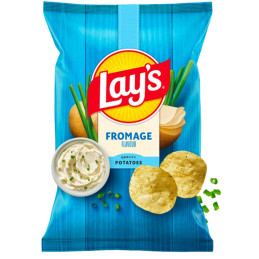 Bulvių traškučiai Lays grietinės ir prieskoninių žolelių skonio, 180g