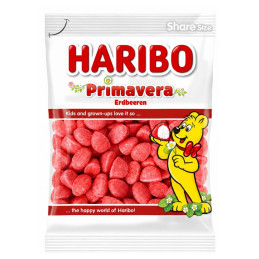 Zefyriniai guminukai Haribo Primavera, braškių skonio 175 g