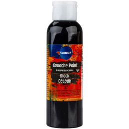 Guašas juoda spalva, 120ml