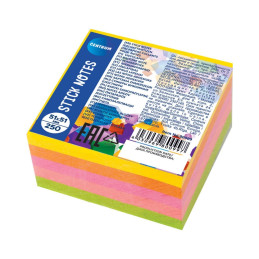Užrašų lapeliai lipnūs 51x51mm 250 lapelių