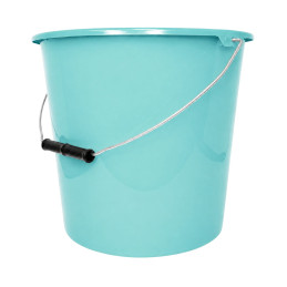 Plastikinis kibiras su metaline rankena, 10 l