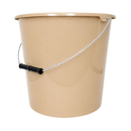 Plastikinis kibiras su metaline rankena, 10 l