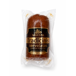 Karštai rūkytas servelatas Tradicinis, 530 g