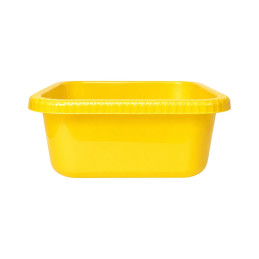 Plastikinis kvadratinis dubuo, 14 l, 38 × 38 cm