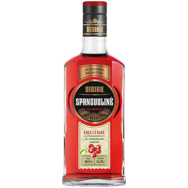Degtinė Didikų Spanguolinė (40%), 500 ml