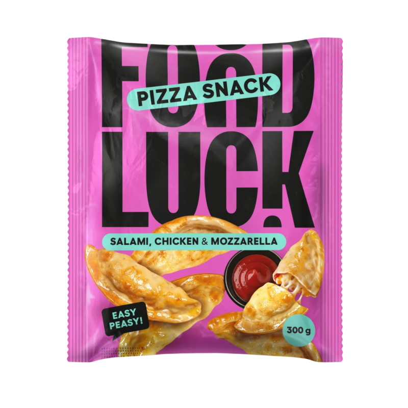 Picos užkandis Food Luck su saliami, vištienos mėsa, mocarelos įdaru, 300 g