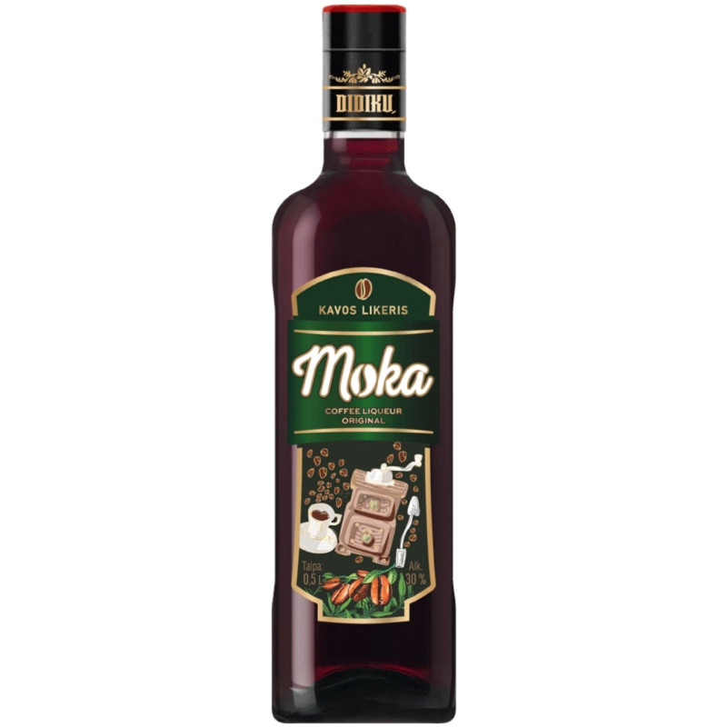Kavos likeris Moka (30%), 500 ml