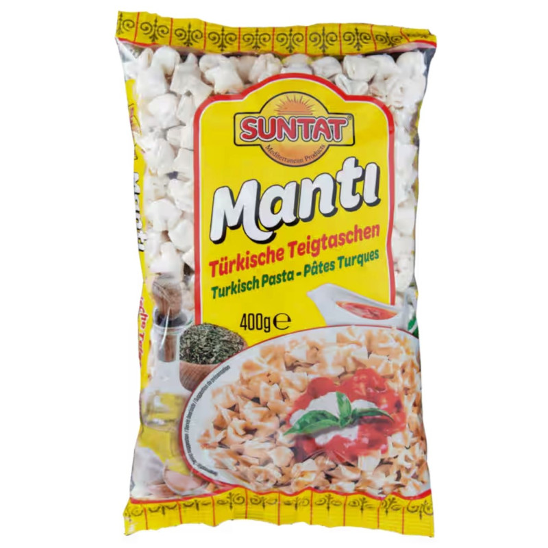 Makaronai SUNTAT Manti be įdaro, 400 g