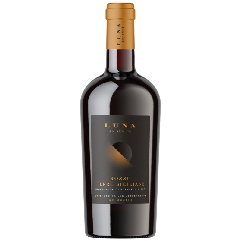 Vynas Luna Argenta Rosso Terre Siciliane raudonas, sausas (14,5%), 750 ml