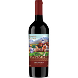 Vynas Pastoral Kaputjugh GOR raudonas, saldus (15%), 750 ml