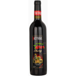 Vaisių vyno gėrimas Pastoral Cherry raudonas, pusiau saldus (8.5%), 750 ml