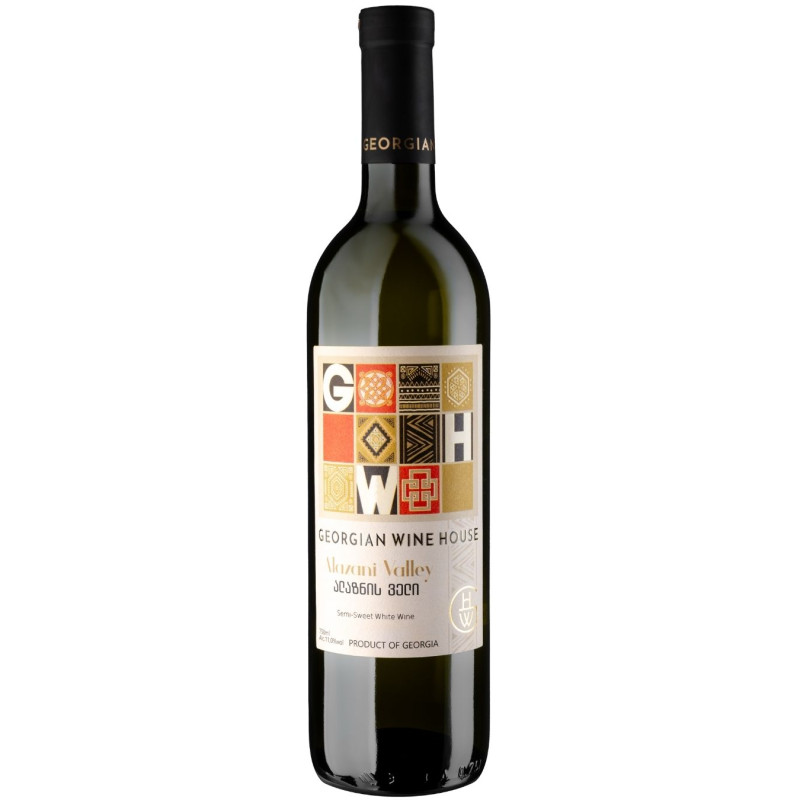 Vynas GWH Alazani Valley baltas, pusiau saldus (11%), 750 ml