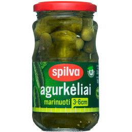 Marinuoti agurkėliai Spilva 330g/190g