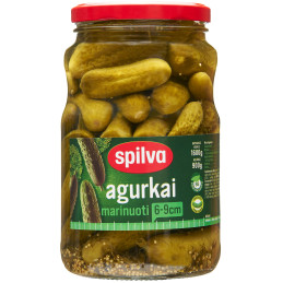 Marinuoti agurkai Spilva 1600/900g
