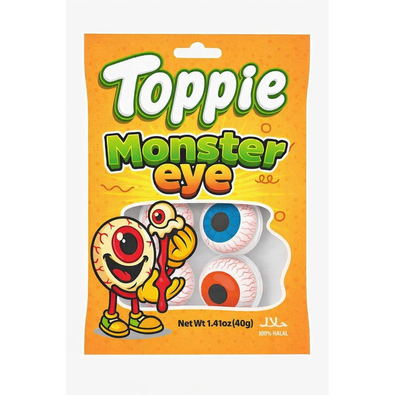 Guminukai "Toppie monster eye", 40g