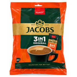 Tirpus balintos kavos gėrimas Jacobs 3in1, 20 x 12.6 g