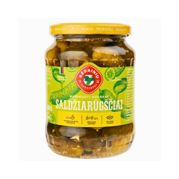 Marinuoti agurkai Kėdainių saldžiarūgščiai 680 g