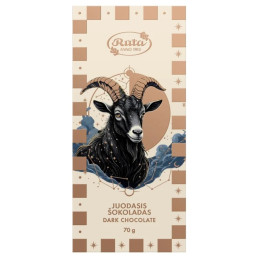 Juodasis šokoladas Drąsos! Rūta , 70 g