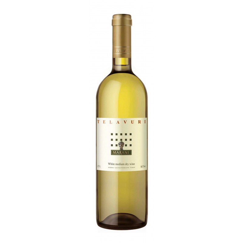 Baltasis pusiau sausas vynas Marani Telavuri (12%), 750 ml