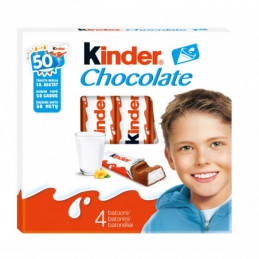 Šokoladas KINDER 4vnt, 50g