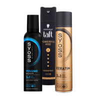 Plaukų putos, lakai ir kitos fiksavimo priemonės